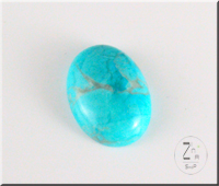 CABOCHON HOWLITE TURQUOISE 13X18