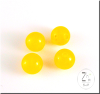 PERLE JADE JAUNE 6MM